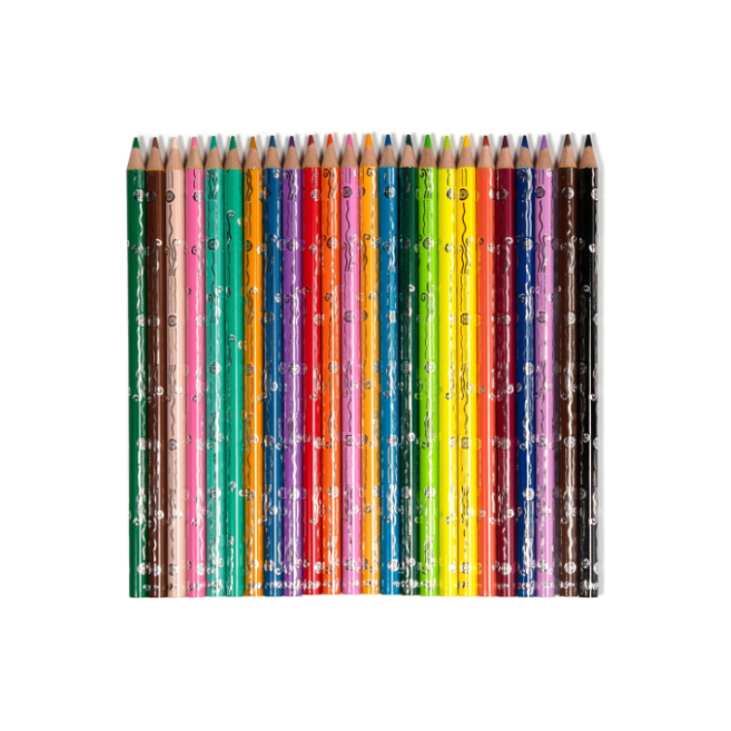 eeBoo Mushroom Watercolor Pencils- 24 Piece Pencils eeBoo