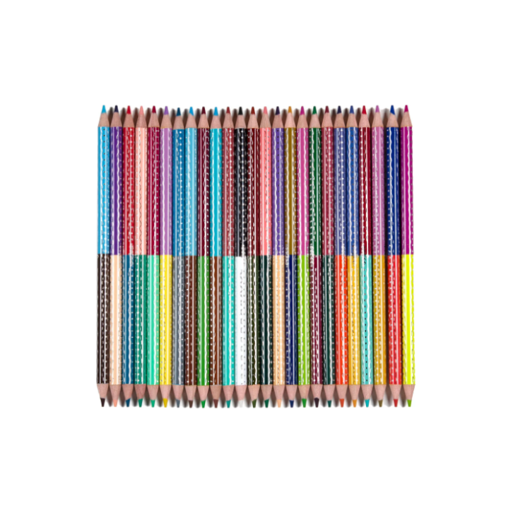 eeBoo Rainbow Double-Sided Colored Pencils- 25 Pieces Colored Pencils eeBoo