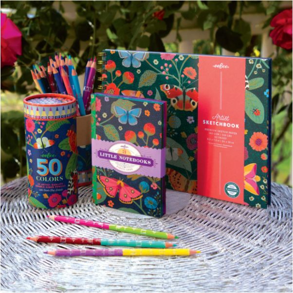 eeBoo Victoria's Double-Sided Colored Pencils- 25 Pieces Colored Pencils eeBoo