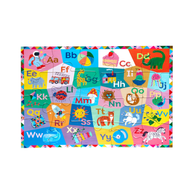 eeBoo Learn the Alphabet Puzzle- 20pc Puzzles &amp; Mazes eeBoo