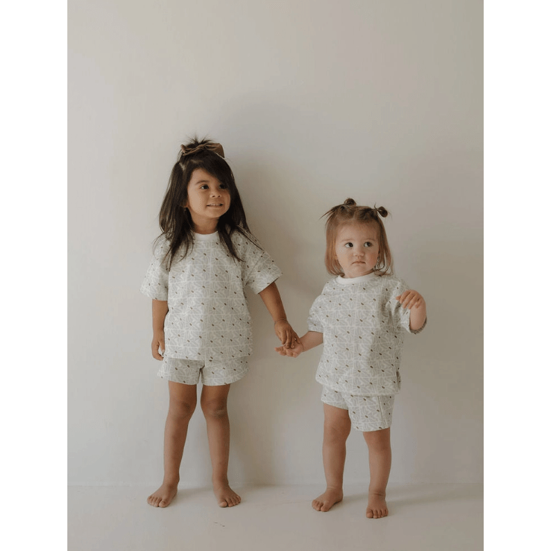 Forever French Baby Terry Short Set- Coast Short Set Forever French Baby