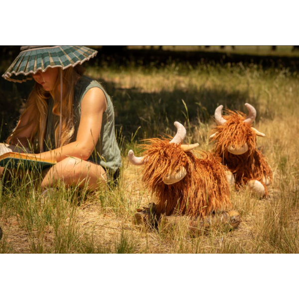 Nana Huchy Heidi the Highland Cow- Rust Farmyard Nana Huchy