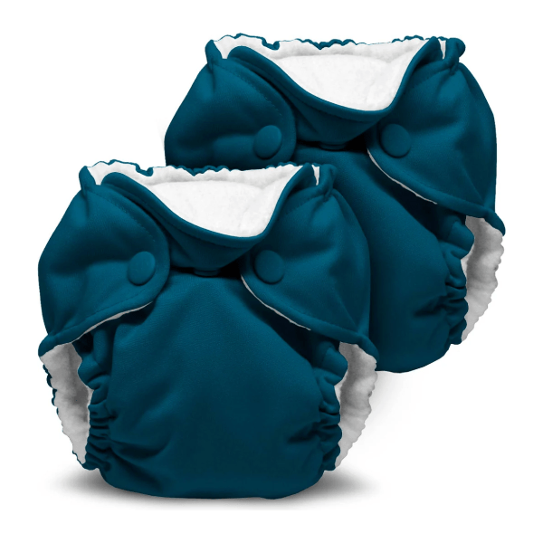 Kanga Care Lil Joey Newborn Cloth Diaper (2pk) Cloth Diaper Rumparooz Caribbean Blue