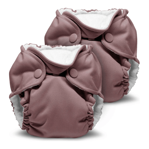Kanga Care Lil Joey Newborn Cloth Diaper (2pk) Cloth Diaper Rumparooz Thistle Mauve