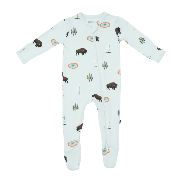 Kyte Baby Zippered Footie Prints Footie Kyte Baby Preemie Yellowstone