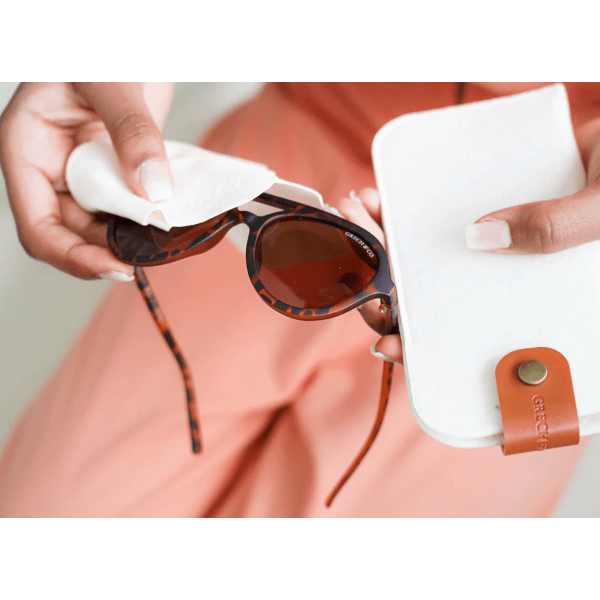 Grech & Co Aviator Polarized Sunglasses- Tortoise Sunglasses Grech & Co