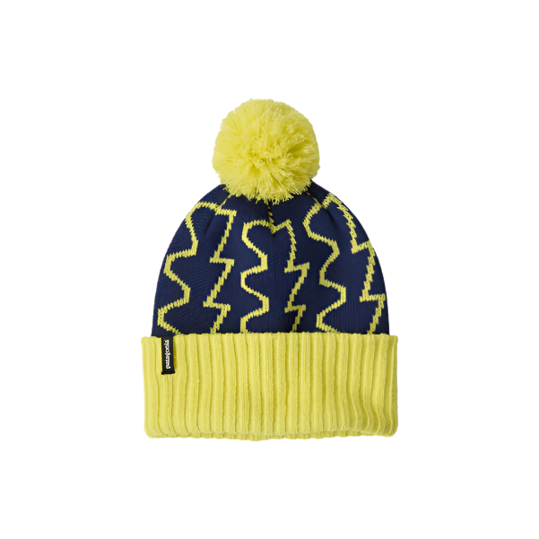 Fall 2025 Patagonia Kid's Powder Town Beanie Baby & Toddler Hats Patagonia Fresh Tracks: Clement Blue