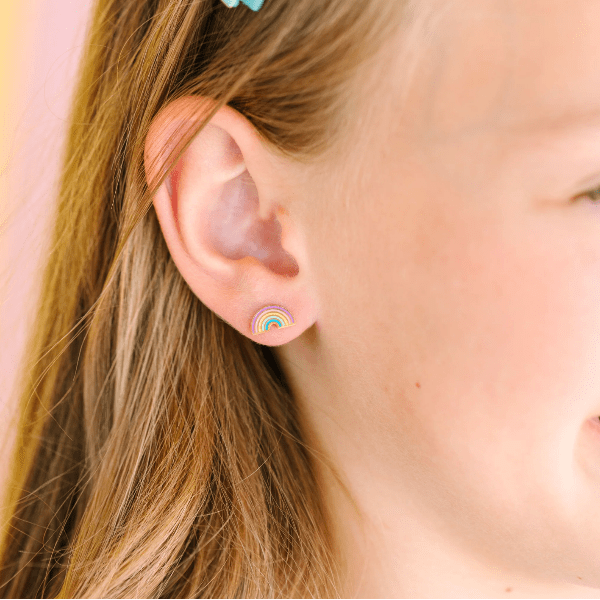 Pierced Co Pastel Rainbow Earrings Earrings Pierced Co