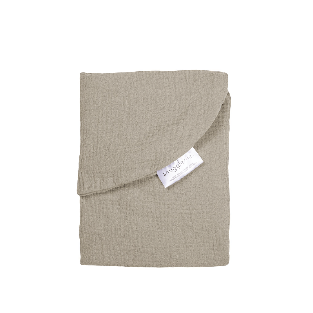 Snuggle Me Lounger Curve Muslin Cover Baby Lounger Snuggle Me Organics Birch