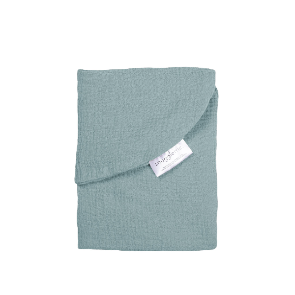 Snuggle Me Lounger Curve Muslin Cover Baby Lounger Snuggle Me Organics Slate