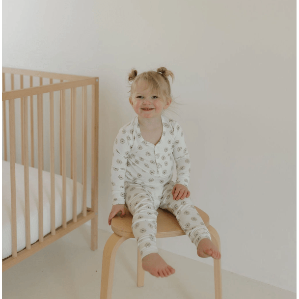 Forever French Bamboo Two Piece Pajama Set- Daisy Fields Toddler Clothing Forever French Baby