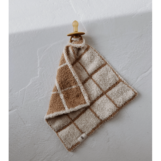Forever French Baby Lovey- Golden Grid baby lovey Forever French Baby