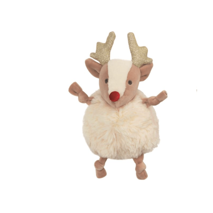 Mud Pie Christmas Pom Pom Plush Holiday Mud Pie Rudolph