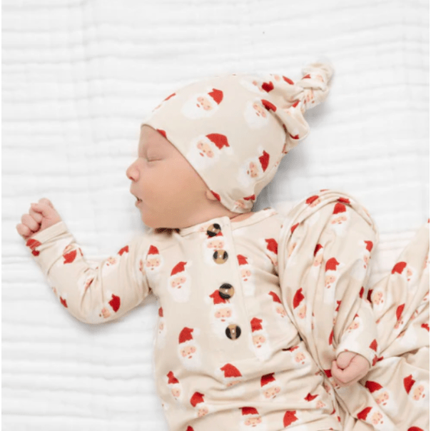 Lou Lou & Company Top Knot Hat- Santa Baby Headband Lou Lou & Company
