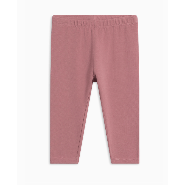 Dark blush pink baby leggings.