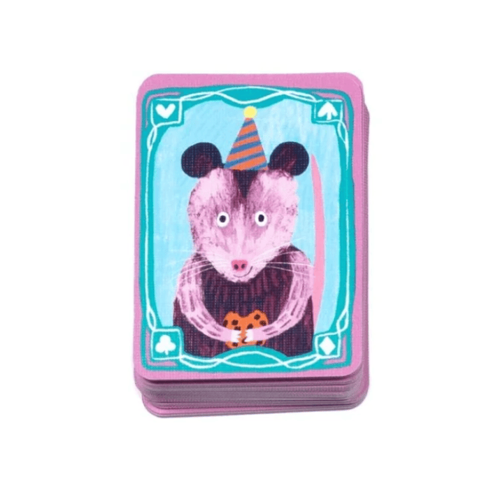 eeBoo Katie Vernon Tiny Playing Cards Playing Cards eeBoo Opossum