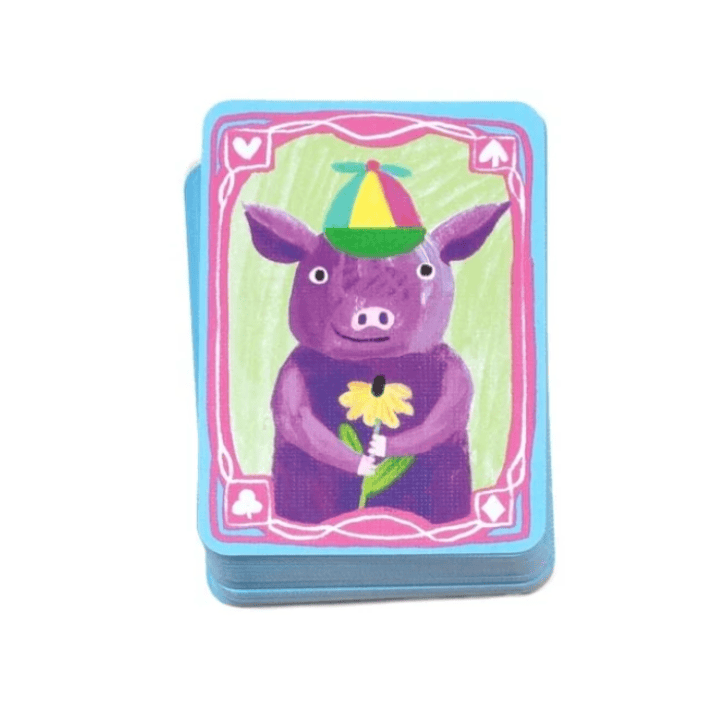 eeBoo Katie Vernon Tiny Playing Cards Playing Cards eeBoo Pig