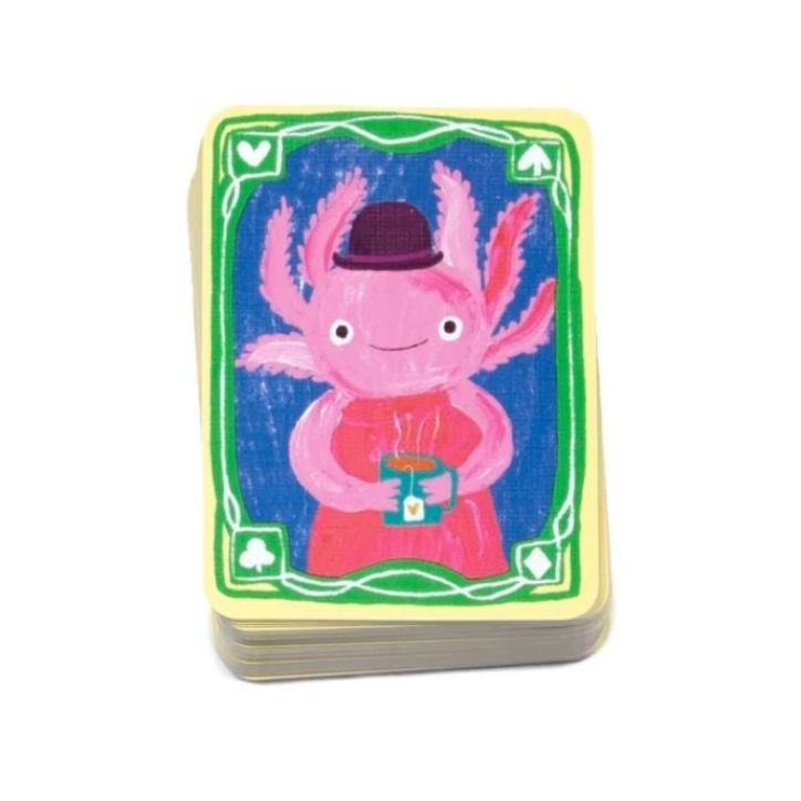 eeBoo Katie Vernon Tiny Playing Cards Playing Cards eeBoo Axolotl
