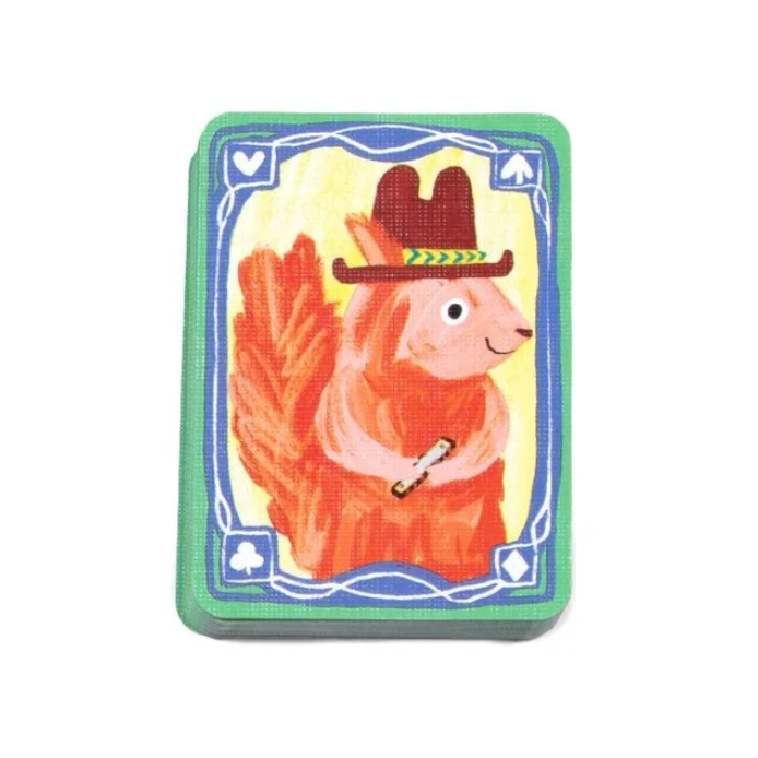 eeBoo Katie Vernon Tiny Playing Cards Playing Cards eeBoo Squirrel