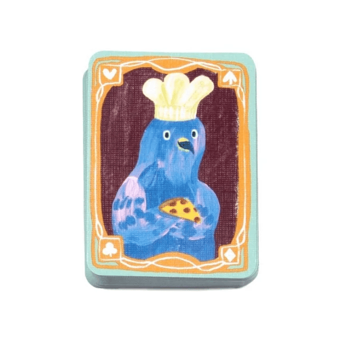 eeBoo Katie Vernon Tiny Playing Cards Playing Cards eeBoo Pigeon