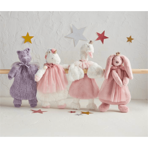 Mud Pie Hippo Princess Plush Woobie Elephant and Hippos Mud Pie