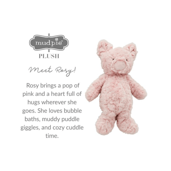Mud Pie Pig Plush Pig Mud Pie