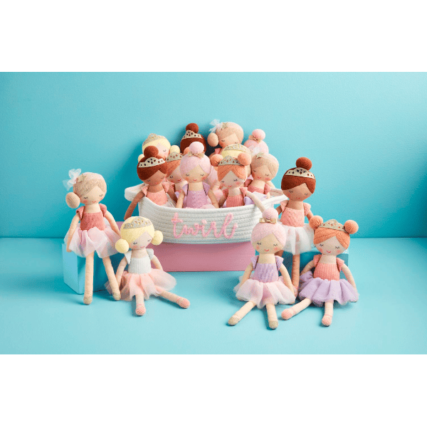 Mud Pie Ballerina Plush Dolls Mud Pie