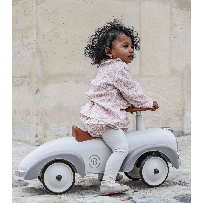 Baghera Speedster Ride-On Car- Silk Grey Fire Truck Baghera