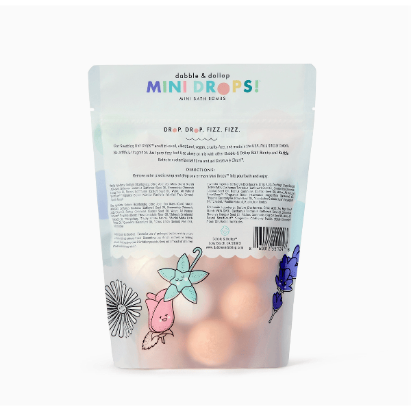 Dabble & Dollop Mini Drops Bath Bombs - Soothing Bath Time Dabble & Dollop