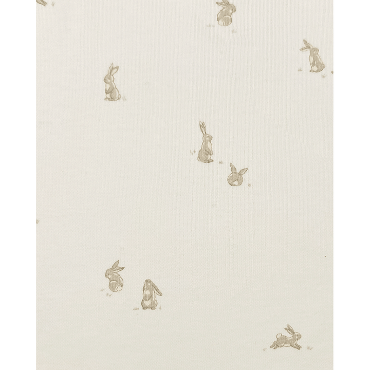 Colored Organics Indy Kimono Gown -Bunny/Oat + Clay Gown Colored Organics