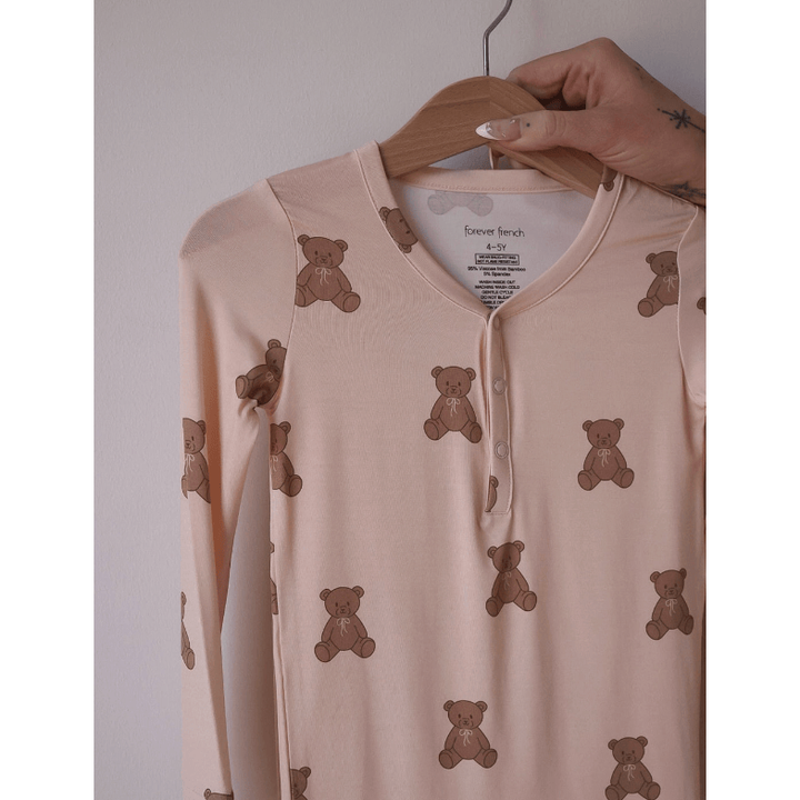 Forever French Bamboo Two Piece Pajama Set- Lottie Toddler Clothing Forever French Baby