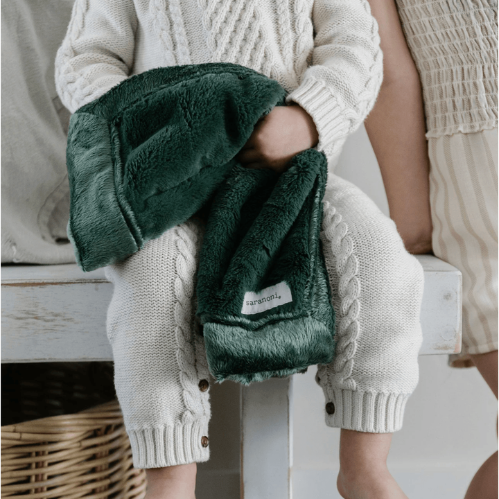 Saranoni Lush Mini Blankets Swaddles & Blankets Saranoni Hunter