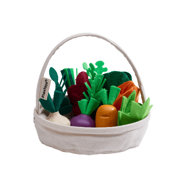 Plan Toys Fresh Veggie Basket Toddler And Pretend Play Plan Toys
