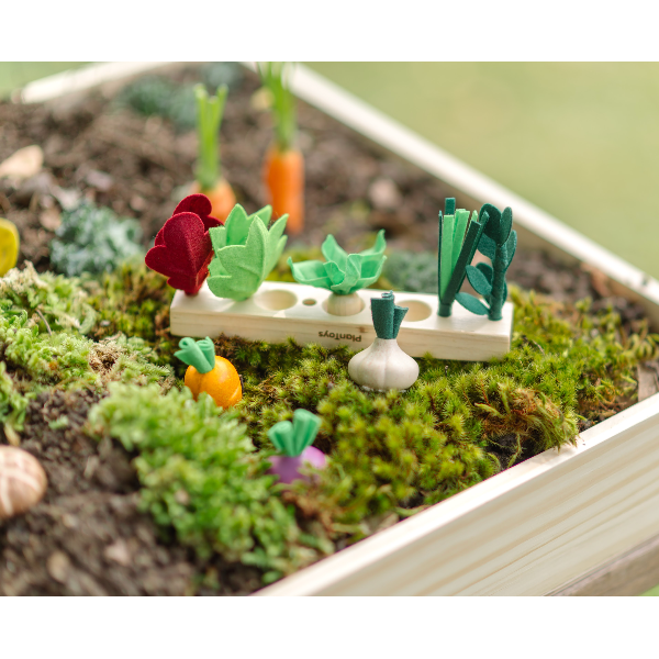 Plan Toys Build-A-Garden Seedling Patch Toddler And Pretend Play Plan Toys