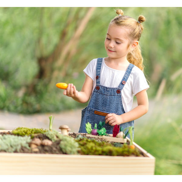 Plan Toys Build-A-Garden Seedling Patch Toddler And Pretend Play Plan Toys