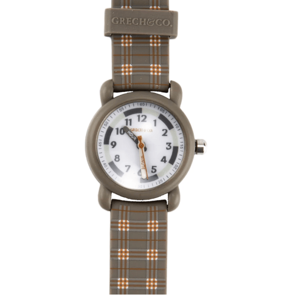 Grech &amp; Co Classic Watches | Silicone + Stainless Steel | Lille Cottage Club: Storm Plaid Accessory GRECH &amp; CO.