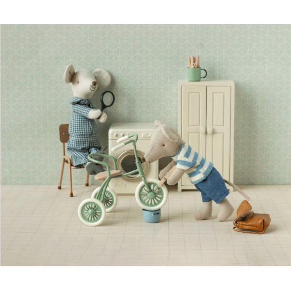 Maileg Tricycle Mouse 2026, Big Brother - Brown Mice Maileg