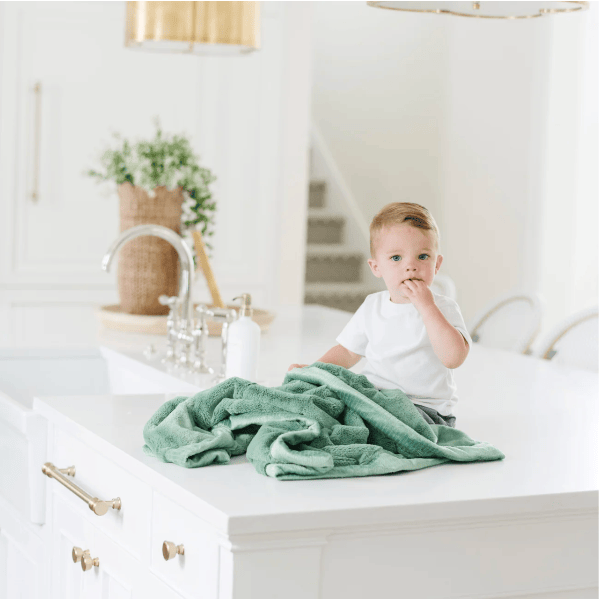 Saranoni Lush Receiving Blankets Swaddles &amp; Blankets Saranoni Seagrass
