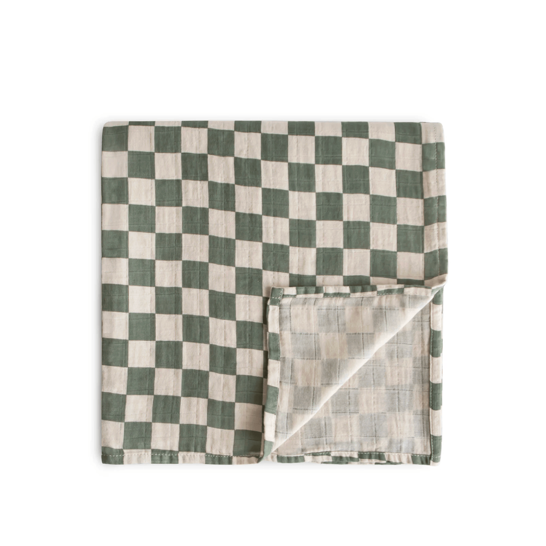 Mushie Muslin Swaddle Blanket