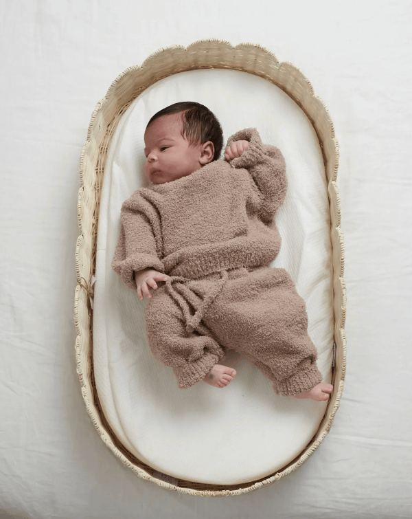 7AM Boxy Sweater, Fuzzy- Taupe Sweater 7AM