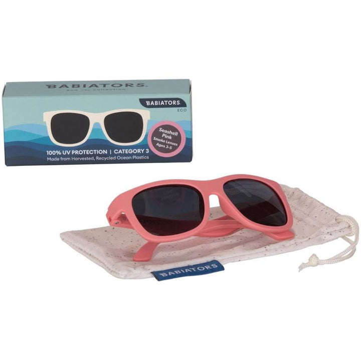 Babiators Seashell Pink Navigator Baby and Kids Sunglasses Sunglasses Babiators