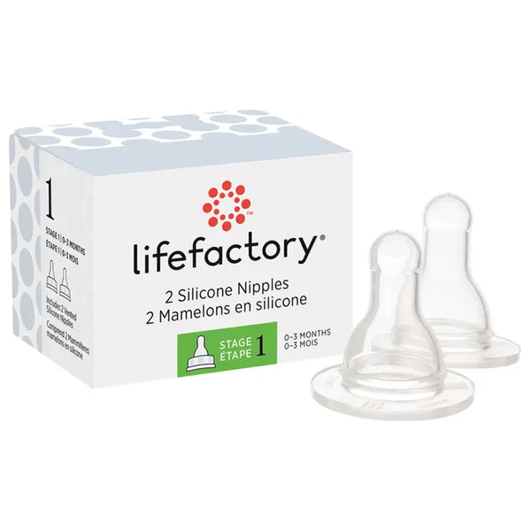 raw life factory 初期　白 rawlifefactory Lifefactory Bottle Nipples - 2-Pack Silicone Feeding – The Natural