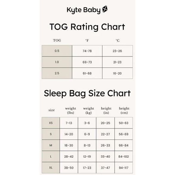 Kyte Baby Sleep Bag 0.5 Sleep Bags Kyte Baby