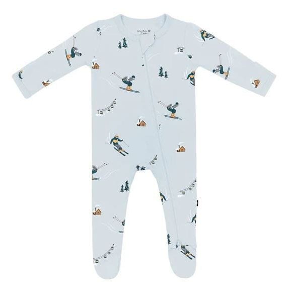 Kyte Baby Zippered Footie Prints Footie Kyte Baby NB Ski