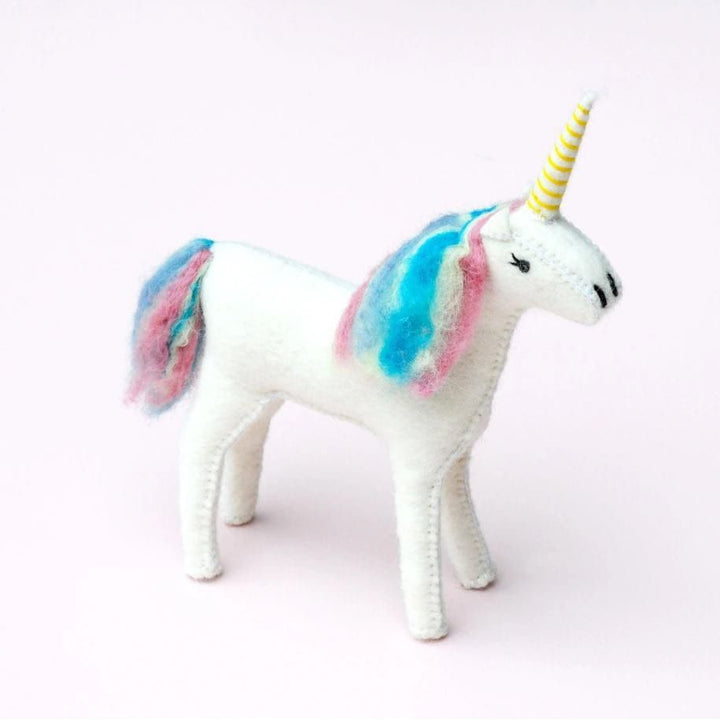 Tara Treasures Felt Unicorn Toy - Small Felt Toy Tara Treasures
