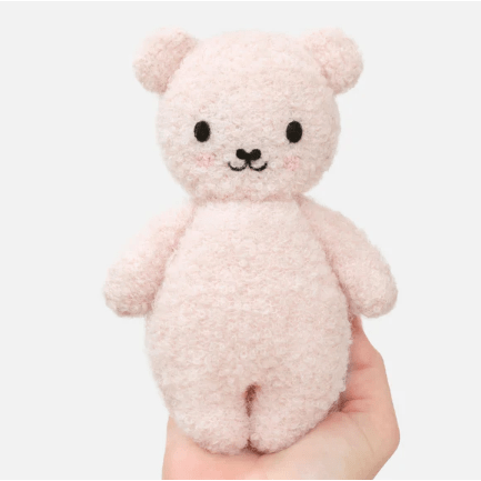 Cuddle + Kind Baby Bouclé Bear Strawberry Baby Animal Collection Cuddle + Kind