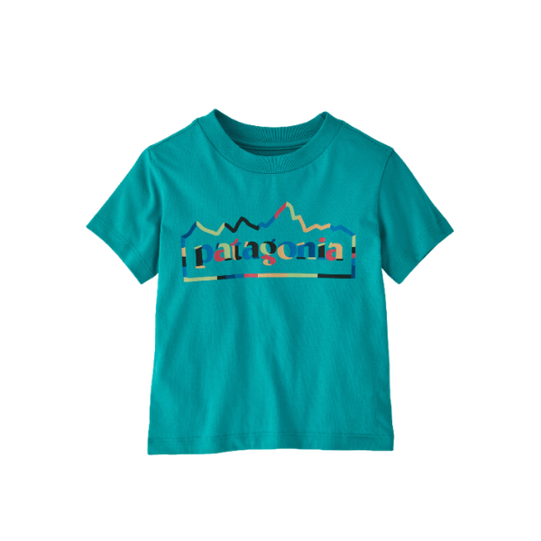 Patagonia Spring 2024- Baby Graphic T-Shirt Tops & Bottoms Patagonia Unity Fitz: Subtidal Blue 0-6M 