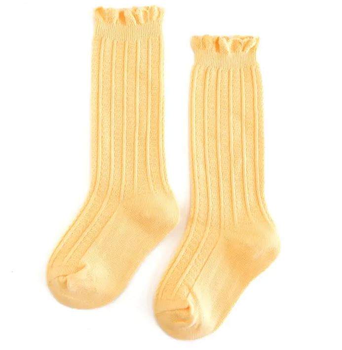 Little Stocking Co.- Sunshine Frill Knee High Socks kids socks Little Stocking Co.