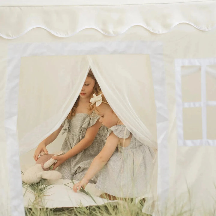 Tiny Land® Playhouse Tent – Natural Cream Indoor Tent for Kids Play Tents & Tunnels Tiny Land