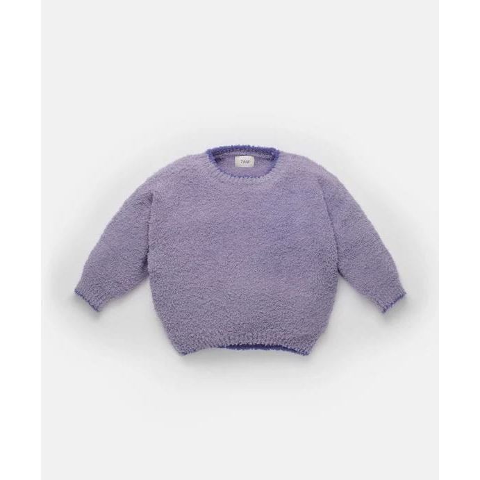 7AM Boxy Sweater Fuzzy - Taro Sweater 7AM